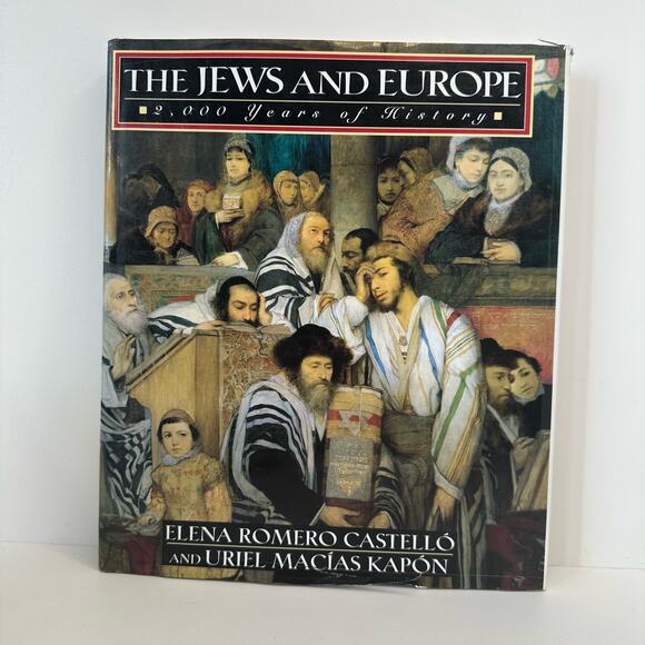 The Jews and Europe 2,000 Years of History Printed in Italy Coffee Table Book - Picture 1 of 9